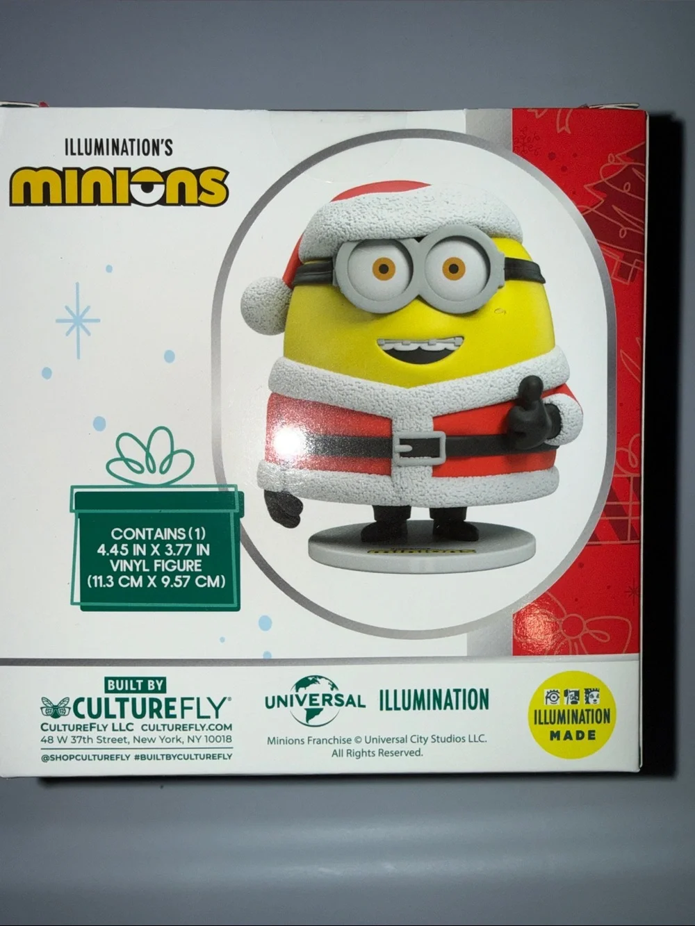 Otto Vinyl Figure - Yellow & Red Santa Outfit